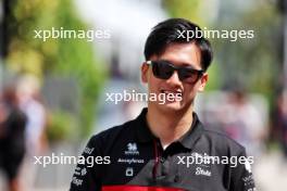 Zhou Guanyu (CHN) Alfa Romeo F1 Team. 15.09.2023. Formula 1 World Championship, Rd 16, Singapore Grand Prix, Marina Bay Street Circuit, Singapore, Practice Day.