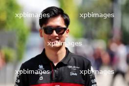 Zhou Guanyu (CHN) Alfa Romeo F1 Team. 15.09.2023. Formula 1 World Championship, Rd 16, Singapore Grand Prix, Marina Bay Street Circuit, Singapore, Practice Day.