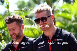 Nico Hulkenberg (GER) Haas F1 Team. 15.09.2023. Formula 1 World Championship, Rd 16, Singapore Grand Prix, Marina Bay Street Circuit, Singapore, Practice Day.