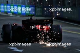 Carlos Sainz Jr (ESP) Ferrari SF-23 sends sparks flying. 15.09.2023. Formula 1 World Championship, Rd 16, Singapore Grand Prix, Marina Bay Street Circuit, Singapore, Practice Day.