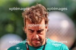 Fernando Alonso (ESP) Aston Martin F1 Team. 15.09.2023. Formula 1 World Championship, Rd 16, Singapore Grand Prix, Marina Bay Street Circuit, Singapore, Practice Day.
