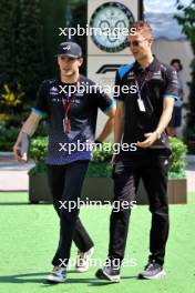 Jack Doohan (AUS) Alpine F1 Team Reserve Driver (Left). 15.09.2023. Formula 1 World Championship, Rd 16, Singapore Grand Prix, Marina Bay Street Circuit, Singapore, Practice Day.
