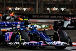 Pierre Gasly (FRA) Alpine F1 Team A523. 17.09.2023. Formula 1 World Championship, Rd 16, Singapore Grand Prix, Marina Bay Street Circuit, Singapore, Race Day.