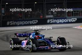 Esteban Ocon (FRA) Alpine F1 Team A523. 17.09.2023. Formula 1 World Championship, Rd 16, Singapore Grand Prix, Marina Bay Street Circuit, Singapore, Race Day.