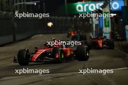 Carlos Sainz Jr (ESP) Ferrari SF-23. 17.09.2023. Formula 1 World Championship, Rd 16, Singapore Grand Prix, Marina Bay Street Circuit, Singapore, Race Day.