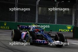 Esteban Ocon (FRA) Alpine F1 Team A523. 17.09.2023. Formula 1 World Championship, Rd 16, Singapore Grand Prix, Marina Bay Street Circuit, Singapore, Race Day.