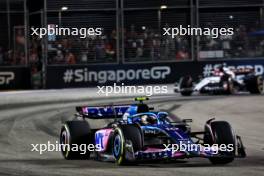 Pierre Gasly (FRA) Alpine F1 Team A523. 17.09.2023. Formula 1 World Championship, Rd 16, Singapore Grand Prix, Marina Bay Street Circuit, Singapore, Race Day.