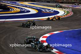 George Russell (GBR) Mercedes AMG F1 W14. 17.09.2023. Formula 1 World Championship, Rd 16, Singapore Grand Prix, Marina Bay Street Circuit, Singapore, Race Day.