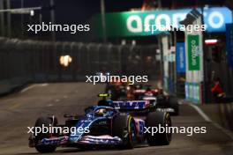 Pierre Gasly (FRA) Alpine F1 Team A523. 17.09.2023. Formula 1 World Championship, Rd 16, Singapore Grand Prix, Marina Bay Street Circuit, Singapore, Race Day.