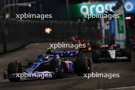 Pierre Gasly (FRA) Alpine F1 Team A523. 17.09.2023. Formula 1 World Championship, Rd 16, Singapore Grand Prix, Marina Bay Street Circuit, Singapore, Race Day.