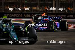 Esteban Ocon (FRA) Alpine F1 Team A523. 17.09.2023. Formula 1 World Championship, Rd 16, Singapore Grand Prix, Marina Bay Street Circuit, Singapore, Race Day.