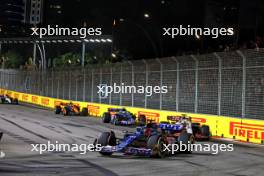 Esteban Ocon (FRA) Alpine F1 Team A523. 17.09.2023. Formula 1 World Championship, Rd 16, Singapore Grand Prix, Marina Bay Street Circuit, Singapore, Race Day.