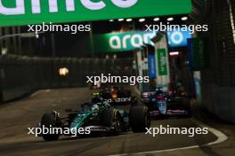 Fernando Alonso (ESP) Aston Martin F1 Team AMR23. 17.09.2023. Formula 1 World Championship, Rd 16, Singapore Grand Prix, Marina Bay Street Circuit, Singapore, Race Day.