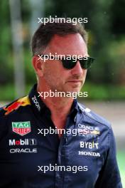 Christian Horner (GBR) Red Bull Racing Team Principal. 16.09.2023. Formula 1 World Championship, Rd 16, Singapore Grand Prix, Marina Bay Street Circuit, Singapore, Qualifying Day.