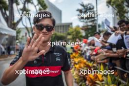 Zhou Guanyu (CHN) Alfa Romeo F1 Team. 16.09.2023. Formula 1 World Championship, Rd 16, Singapore Grand Prix, Marina Bay Street Circuit, Singapore, Qualifying Day.