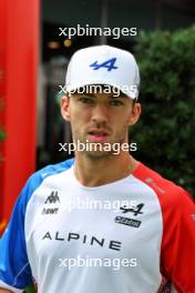 Pierre Gasly (FRA) Alpine F1 Team. 16.09.2023. Formula 1 World Championship, Rd 16, Singapore Grand Prix, Marina Bay Street Circuit, Singapore, Qualifying Day.