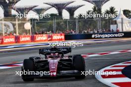 Zhou Guanyu (CHN) Alfa Romeo F1 Team C43. 16.09.2023. Formula 1 World Championship, Rd 16, Singapore Grand Prix, Marina Bay Street Circuit, Singapore, Qualifying Day.