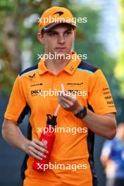 Oscar Piastri (AUS) McLaren. 17.09.2023. Formula 1 World Championship, Rd 16, Singapore Grand Prix, Marina Bay Street Circuit, Singapore, Race Day.