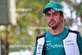 Fernando Alonso (ESP) Aston Martin F1 Team. 17.09.2023. Formula 1 World Championship, Rd 16, Singapore Grand Prix, Marina Bay Street Circuit, Singapore, Race Day.