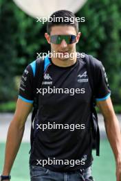 Esteban Ocon (FRA) Alpine F1 Team. 17.09.2023. Formula 1 World Championship, Rd 16, Singapore Grand Prix, Marina Bay Street Circuit, Singapore, Race Day.