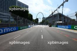 The new straight section at the Singapore F1 circuit. 14.09.2023. Formula 1 World Championship, Rd 16, Singapore Grand Prix, Marina Bay Street Circuit, Singapore, Preparation Day.