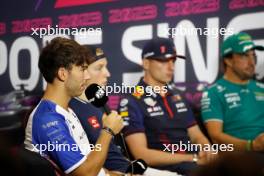 Pierre Gasly (FRA) Alpine F1 Team in the FIA Press Conference. 14.09.2023. Formula 1 World Championship, Rd 16, Singapore Grand Prix, Marina Bay Street Circuit, Singapore, Preparation Day.