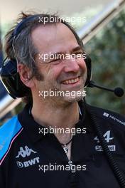 Ciaron Pilbeam (GBR) Alpine F1 Team Chief Race Engineer. 24.02.2023. Formula 1 Testing, Sakhir, Bahrain, Day Two.