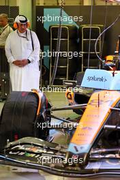 Sheikh Mohammed bin Essa Al Khalifa (BRN) CEO of the Bahrain Economic Development Board and McLaren Shareholder. 24.02.2023. Formula 1 Testing, Sakhir, Bahrain, Day Two.