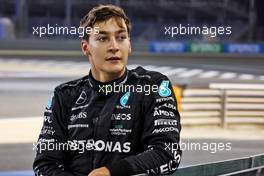 George Russell (GBR) Mercedes AMG F1 stopped on the circuit. 24.02.2023. Formula 1 Testing, Sakhir, Bahrain, Day Two.