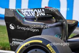 Lewis Hamilton (GBR) Mercedes AMG F1 W14 rear wing. 24.02.2023. Formula 1 Testing, Sakhir, Bahrain, Day Two.