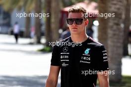 Mick Schumacher (GER) Mercedes AMG F1 Reserve Driver. 24.02.2023. Formula 1 Testing, Sakhir, Bahrain, Day Two.