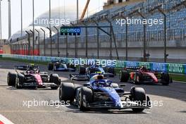 Logan Sargeant (USA) Williams Racing FW45 - practice start. 24.02.2023. Formula 1 Testing, Sakhir, Bahrain, Day Two.