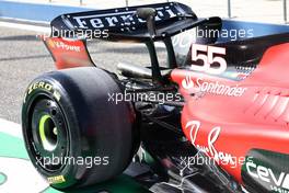 Ferrari rear wing Technical. 23.02.2023. Formula 1 Testing, Sakhir, Bahrain, Day One.