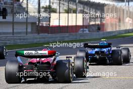 Zhou Guanyu (CHN) Alfa Romeo F1 Team C43 - practice start. 24.02.2023. Formula 1 Testing, Sakhir, Bahrain, Day Two.