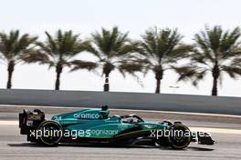 Felipe Drugovich (BRA) Aston Martin F1 Team AMR23, Reserve and Development Programme Driver. 25.02.2023. Formula 1 Testing, Sakhir, Bahrain, Day Three.