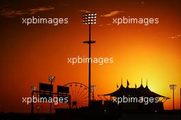 Circuit atmosphere - sunset. 25.02.2023. Formula 1 Testing, Sakhir, Bahrain, Day Three.