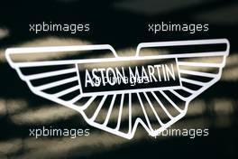 Aston Martin F1 Team logo. 25.02.2023. Formula 1 Testing, Sakhir, Bahrain, Day Three.