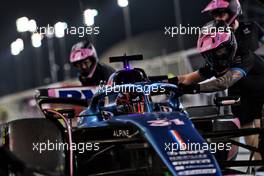 Esteban Ocon (FRA) Alpine F1 Team A523 in the pits. 25.02.2023. Formula 1 Testing, Sakhir, Bahrain, Day Three.