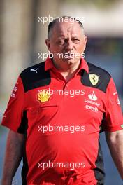 Frederic Vasseur (FRA) Ferrari Team Principal. 23.02.2023. Formula 1 Testing, Sakhir, Bahrain, Day One.