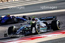 Lewis Hamilton (GBR) Mercedes AMG F1 W14. 23.02.2023. Formula 1 Testing, Sakhir, Bahrain, Day One.