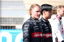 Valtteri Bottas (FIN) Alfa Romeo F1 Team and Zhou Guanyu (CHN) Alfa Romeo F1 Team. 23.02.2023. Formula 1 Testing, Sakhir, Bahrain, Day One.