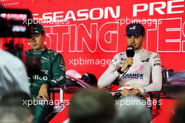 Esteban Ocon (FRA) Alpine F1 Team in the FIA Press Conference. 23.02.2023. Formula 1 Testing, Sakhir, Bahrain, Day One.