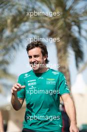 Fernando Alonso (ESP) Aston Martin F1 Team. 22.02.2023. Formula 1 Testing, Sakhir, Bahrain, Preparations.