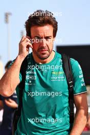 Fernando Alonso (ESP) Aston Martin F1 Team. 23.02.2023. Formula 1 Testing, Sakhir, Bahrain, Day One.