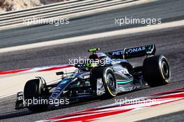 Lewis Hamilton (GBR) Mercedes AMG F1 W14. 23.02.2023. Formula 1 Testing, Sakhir, Bahrain, Day One.