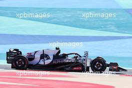 Yuki Tsunoda (JPN) AlphaTauri AT04. 23.02.2023. Formula 1 Testing, Sakhir, Bahrain, Day One.