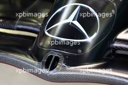 Mercedes AMG F1 W14 front wing detail. 23.02.2023. Formula 1 Testing, Sakhir, Bahrain, Day One.