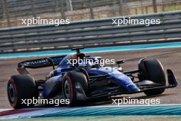 Zak O'Sullivan (GBR) Williams Racing FW45 Academy Driver. 28.11.2023. Formula 1 Testing, Yas Marina Circuit, Abu Dhabi, Tuesday.