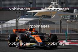 Oscar Piastri (AUS) McLaren MCL60. 28.11.2023. Formula 1 Testing, Yas Marina Circuit, Abu Dhabi, Tuesday.