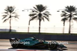 Fernando Alonso (ESP) Aston Martin F1 Team AMR23. 28.11.2023. Formula 1 Testing, Yas Marina Circuit, Abu Dhabi, Tuesday.